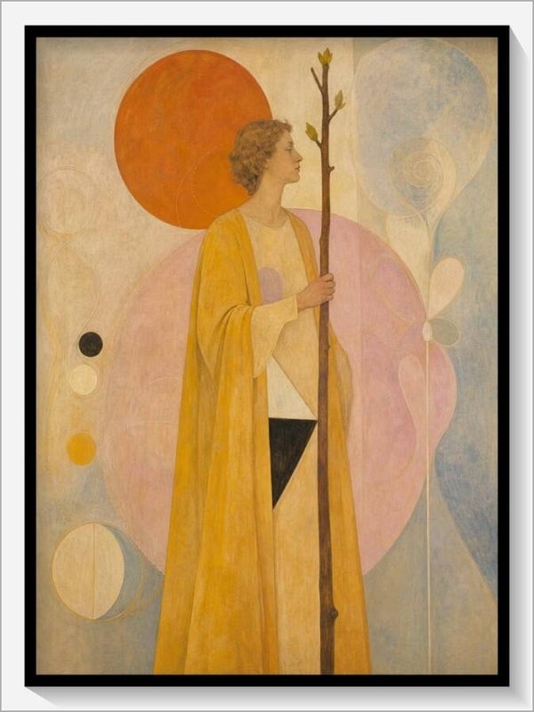Klint Tarot „Bube der Stäbe“