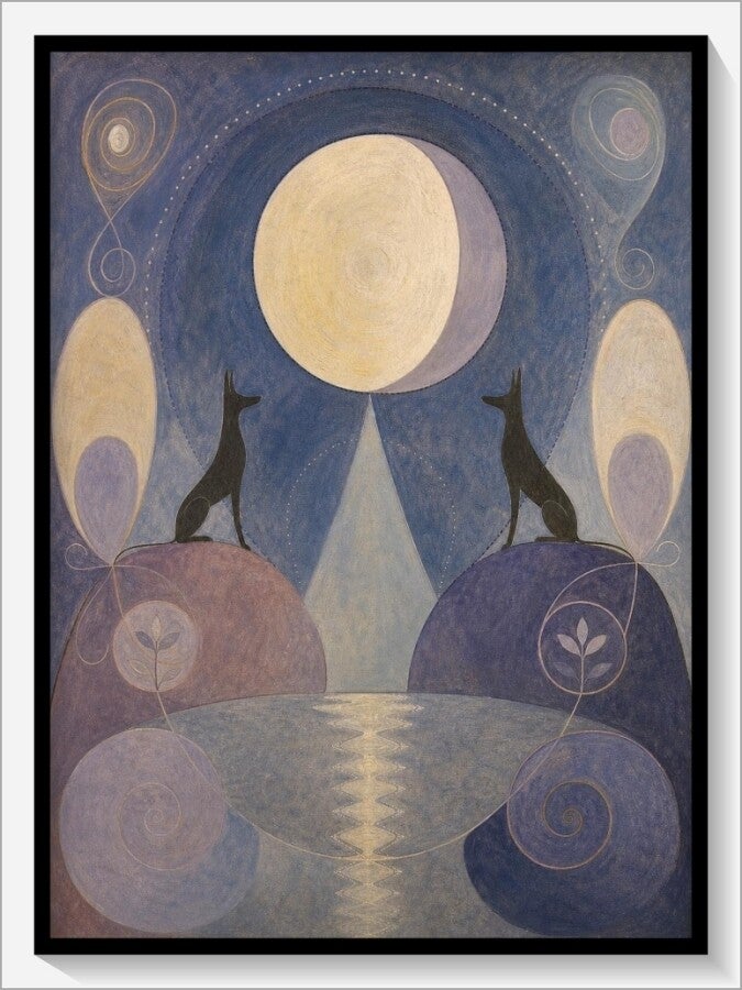 Klint Tarot „XVIII Der Mond“