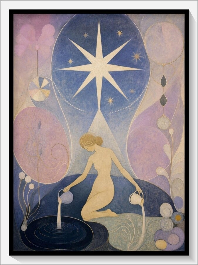 Klint Tarot „XVII Der Stern“