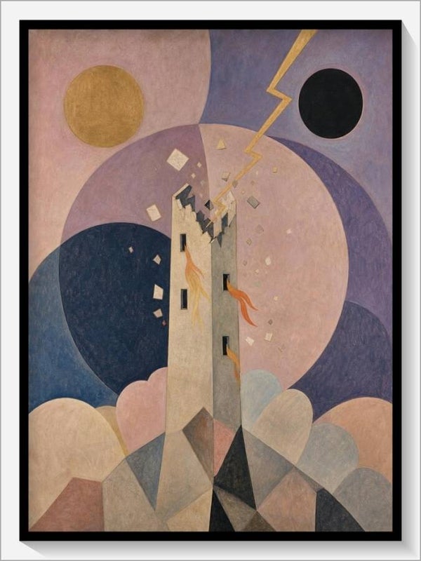 Klint Tarot „XVI Der Turm“