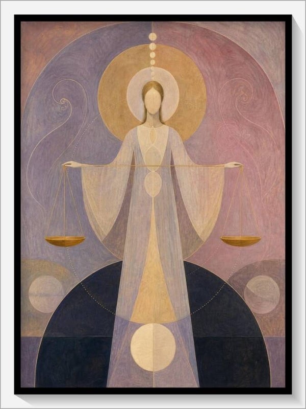Klint Tarot „XI Die Gerechtigkeit“