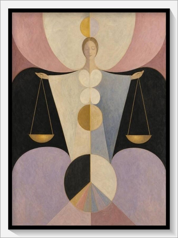 Klint Tarot „XI Die Gerechtigkeit“