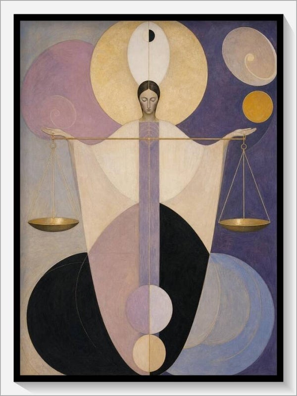 Klint Tarot „XI Die Gerechtigkeit“
