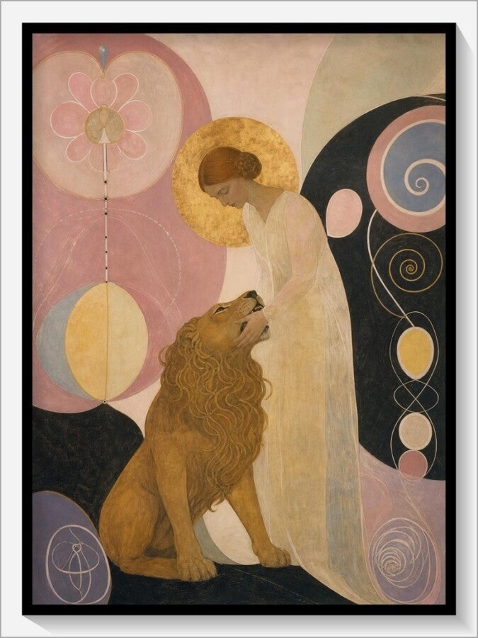 Klint Tarot „VIII Die Kraft“