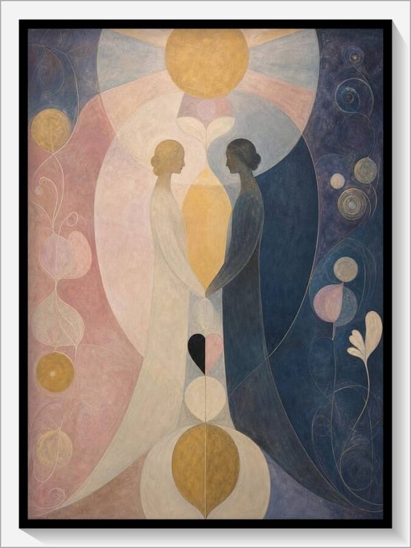 Klint Tarot „VI Die Liebenden“