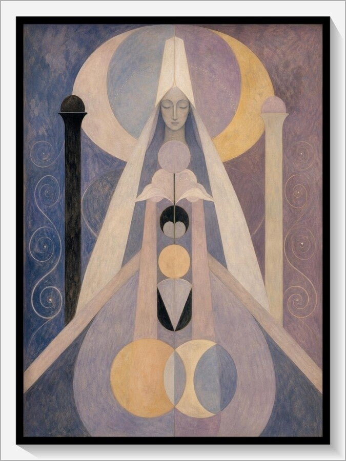 Klint Tarot „V Der Hohepriester“