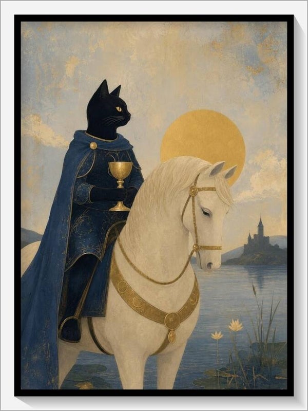 MoonCats Tarot „Ritter der Kelche“