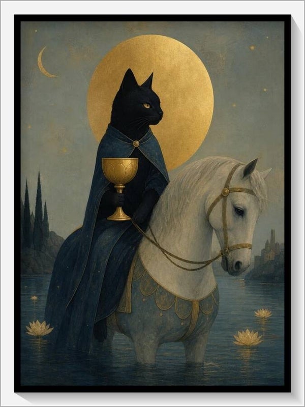 MoonCats Tarot „Ritter der Kelche“