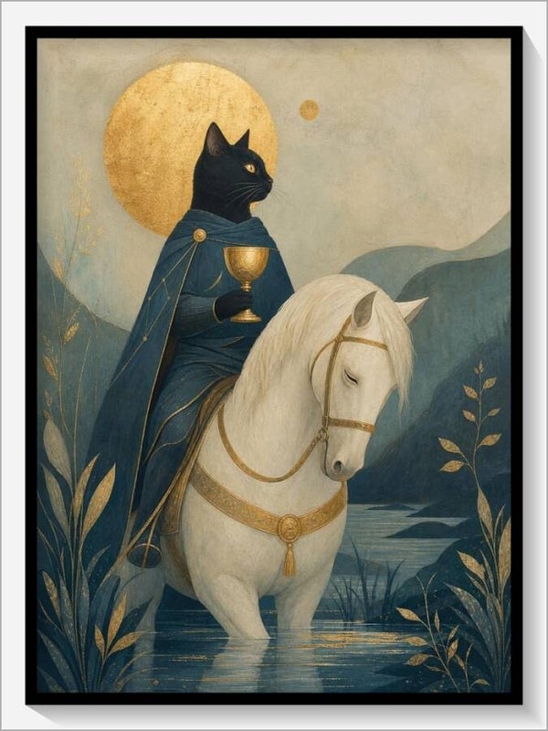 MoonCats Tarot „Ritter der Kelche“