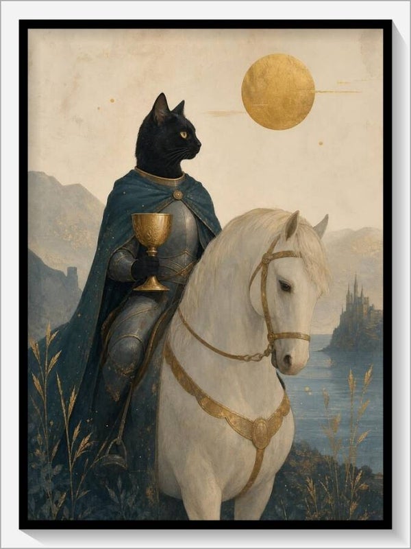 MoonCats Tarot „Ritter der Kelche“