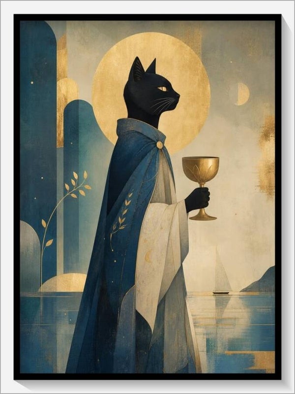 MoonCats Tarot „Bube der Kelche“