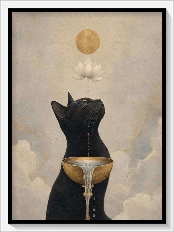 MoonCats Tarot „As der Kelche“