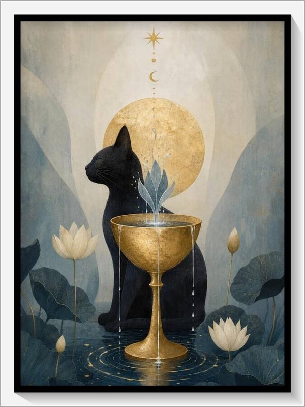 MoonCats Tarot „As der Kelche“