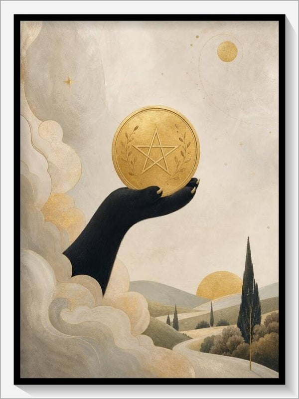 MoonCats Tarot „As der Münzen“