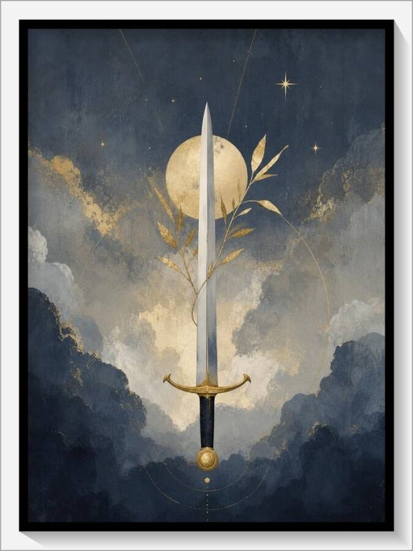 MoonCats Tarot „As der Schwerter“
