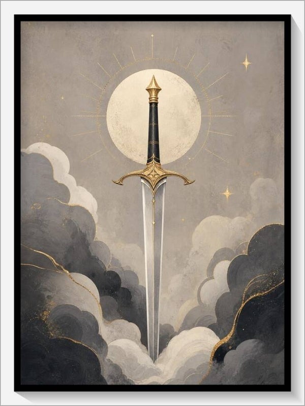 MoonCats Tarot „As der Schwerter“