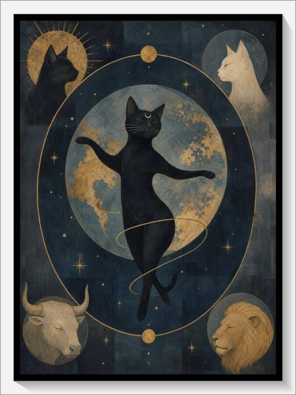 MoonCats Tarot „XXI Die Welt“