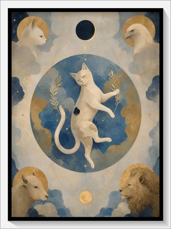 MoonCats Tarot „XXI Die Welt“