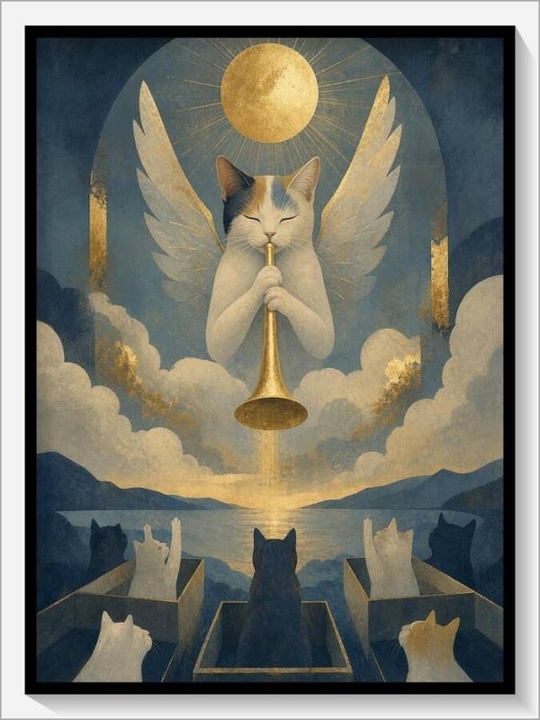MoonCats Tarot „XX Das Gericht“