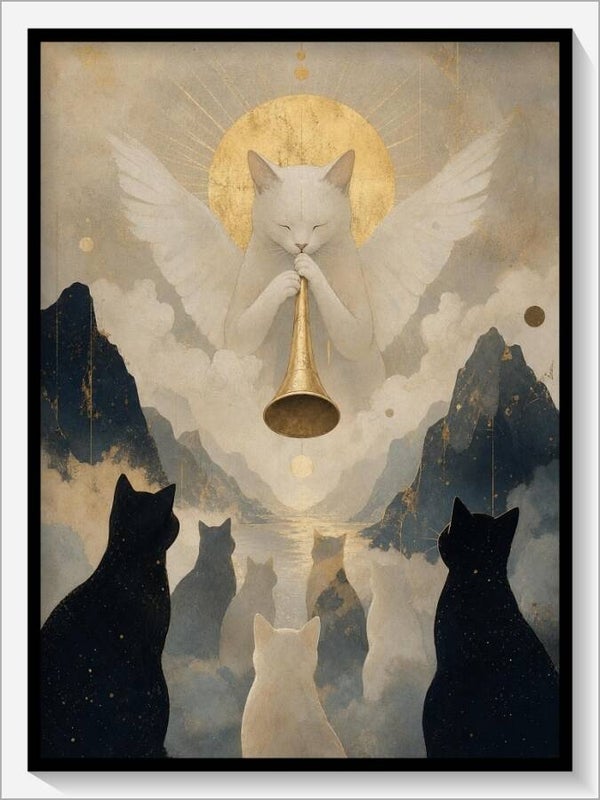 MoonCats Tarot „XX Das Gericht“