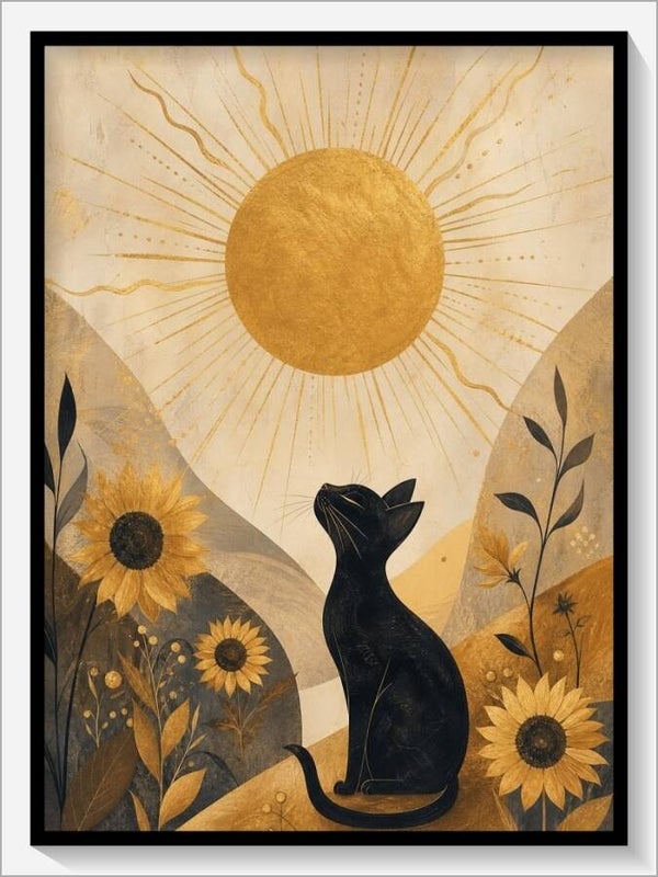 MoonCats Tarot „XIX Die Sonne“