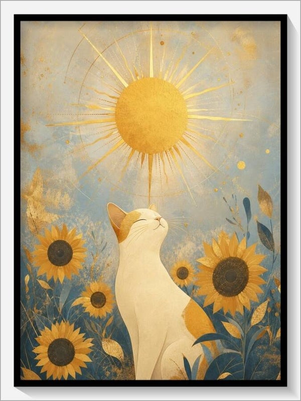 MoonCats Tarot „XIX Die Sonne“