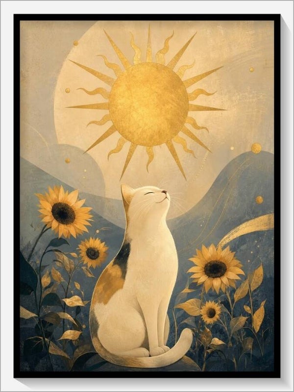 MoonCats Tarot „XIX Die Sonne“