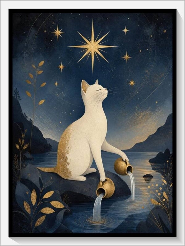 MoonCats Tarot „XVII Der Stern“
