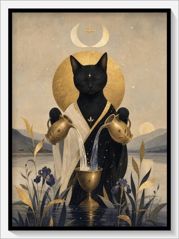 MoonCats Tarot „XIV Die Mäßigkeit“