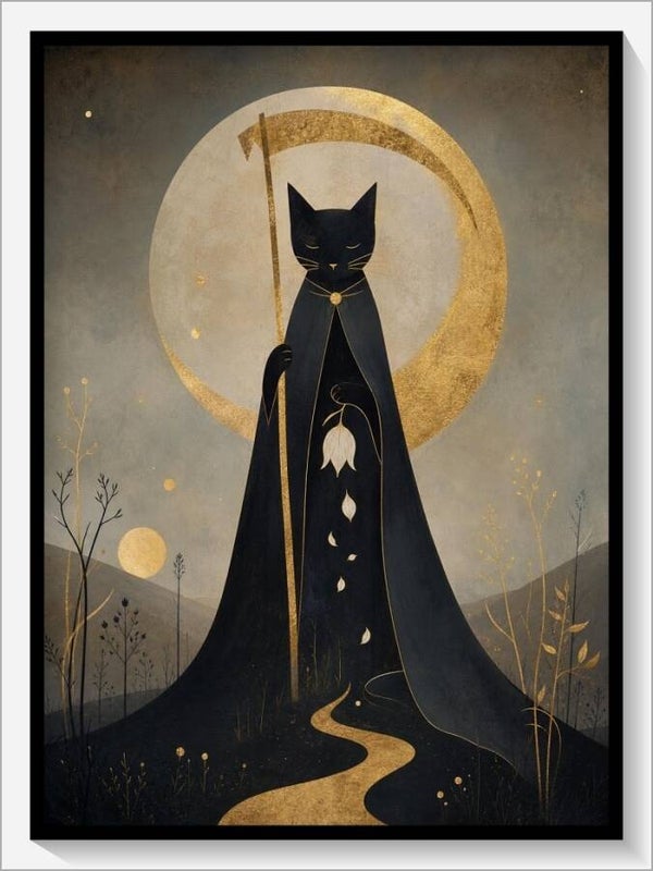 MoonCats Tarot „XIII Der Tod“
