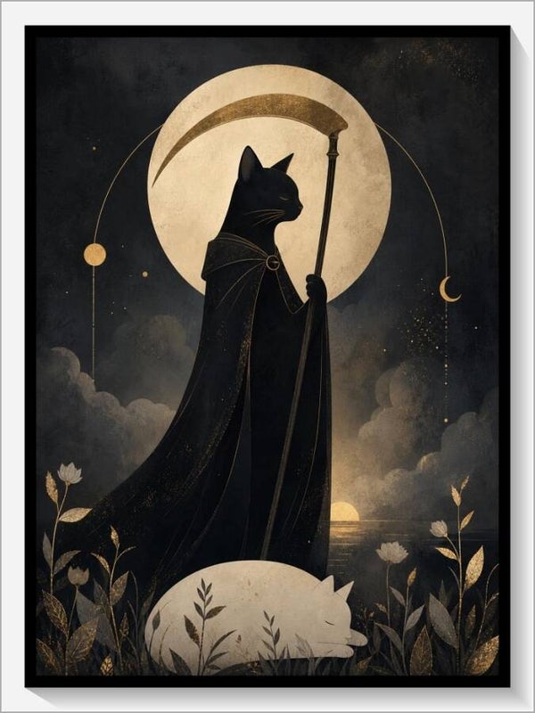 MoonCats Tarot „XIII Der Tod“