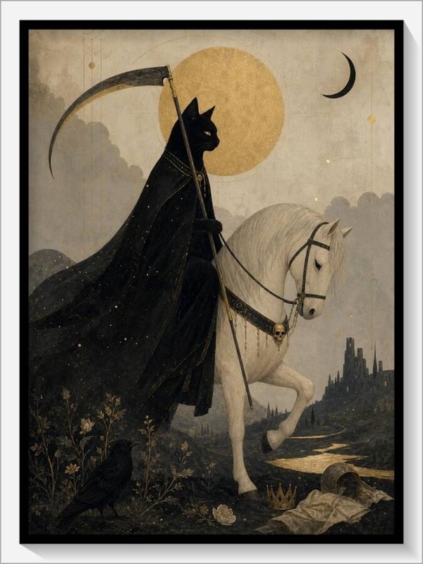 MoonCats Tarot „XIII Der Tod“