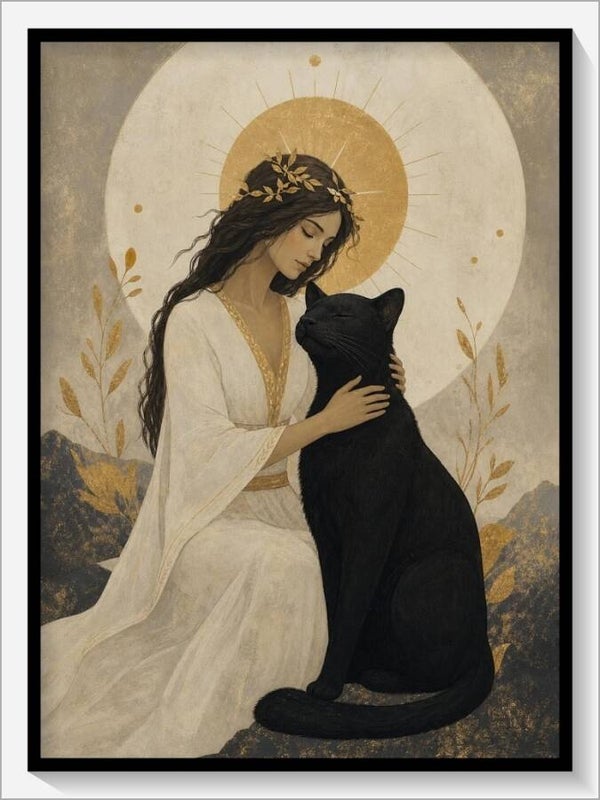MoonCats Tarot „VIII Die Kraft“