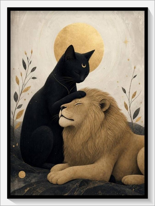 MoonCats Tarot „VIII Die Kraft“