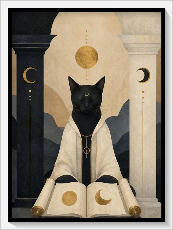 MoonCats Tarot „V Der Hohepriester“