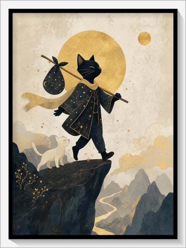 MoonCats Tarot „0 Der Narr“