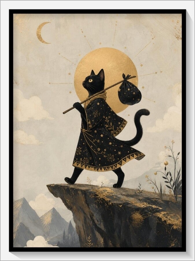 MoonCats Tarot „0 Der Narr“
