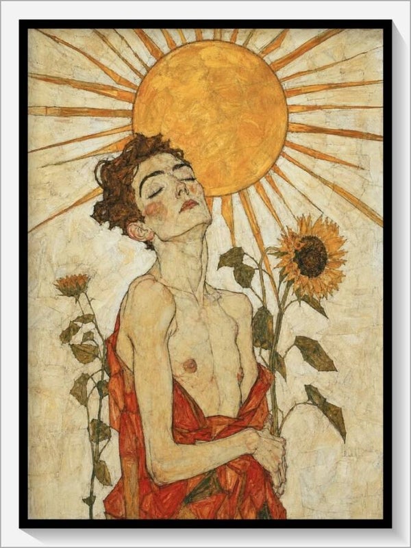 Schiele Tarot „XIX Die Sonne"