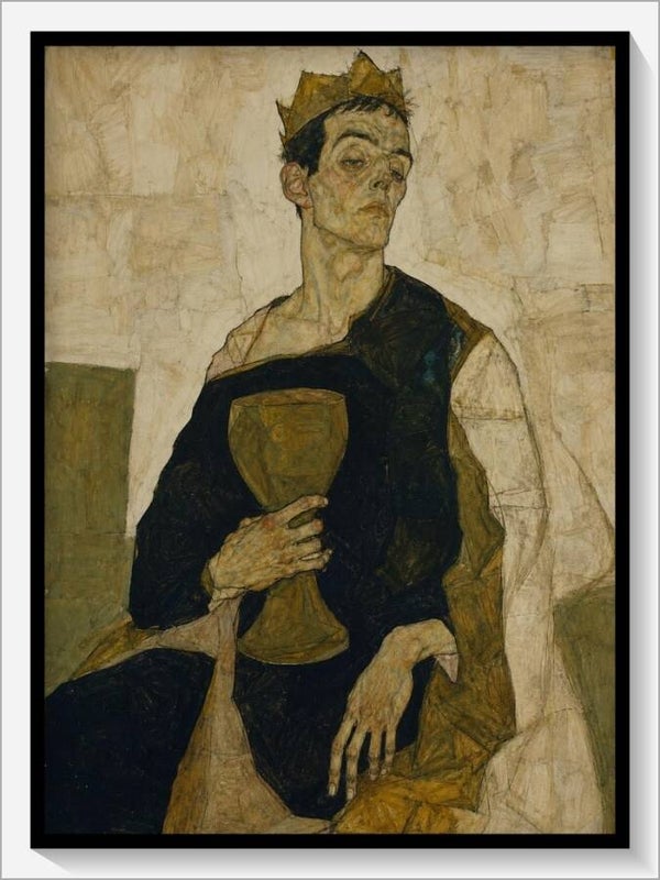 Schiele Tarot „König der Kelche"