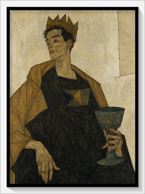 Schiele Tarot „König der Kelche"