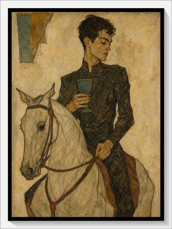 Schiele Tarot „Ritter der Kelche"