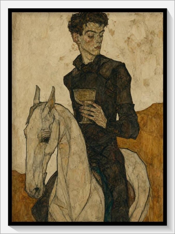 Schiele Tarot „Ritter der Kelche"