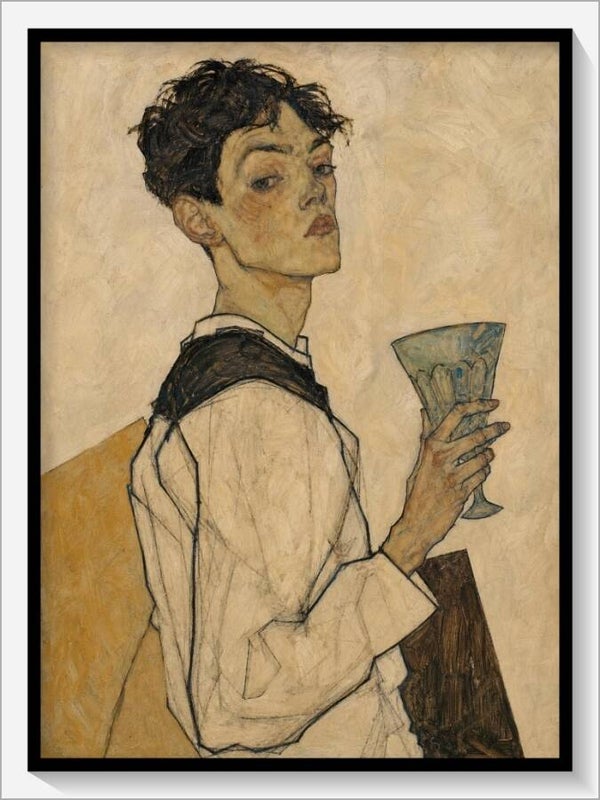 Schiele Tarot „Bube der Kelche"