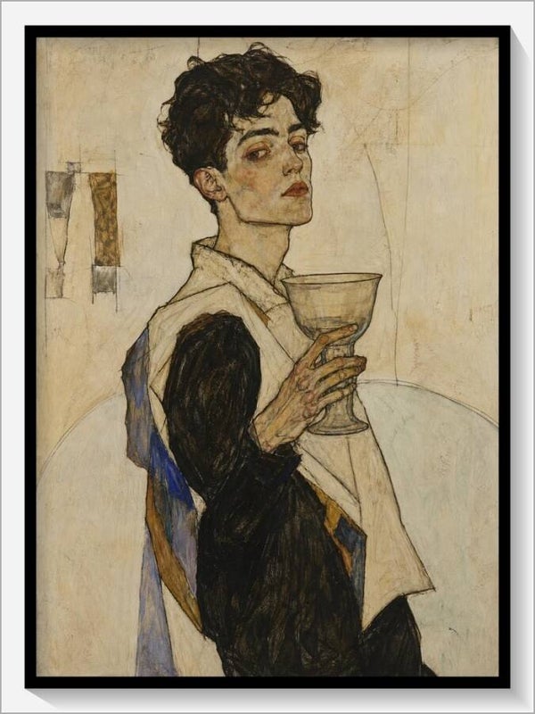 Schiele Tarot „Bube der Kelche"