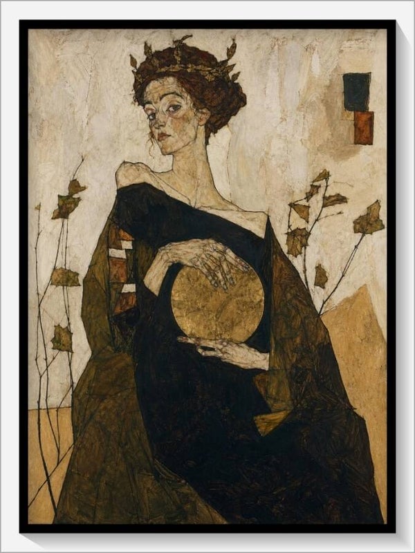 Schiele Tarot „Königin der Münzen"