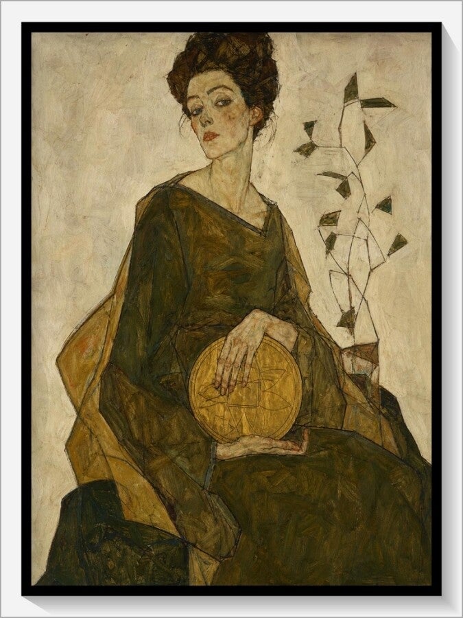 Schiele Tarot „Königin der Münzen"