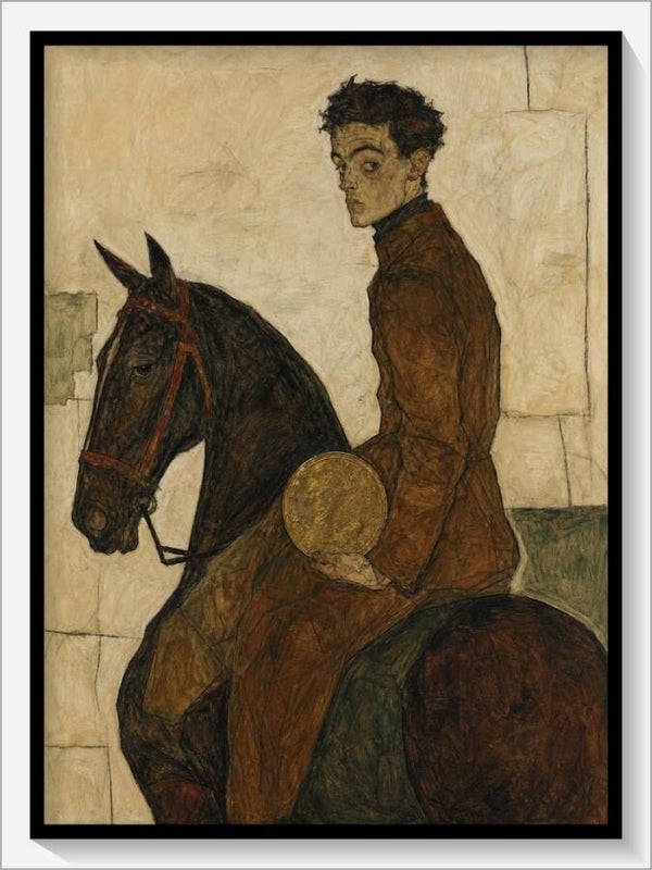 Schiele Tarot „Ritter der Münzen"