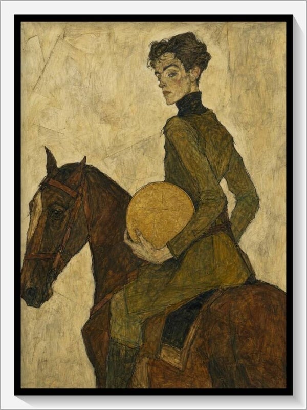 Schiele Tarot „Ritter der Münzen"