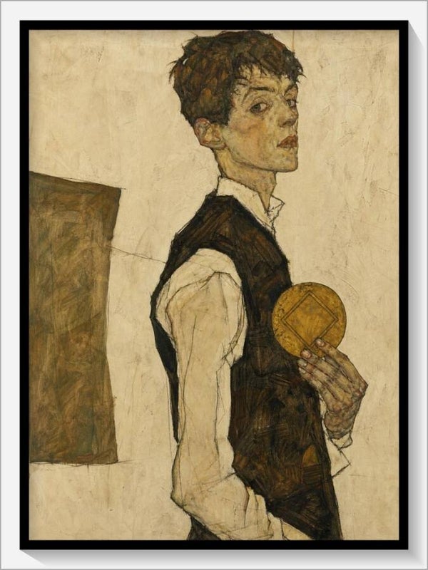 Schiele Tarot „Bube der Münzen"