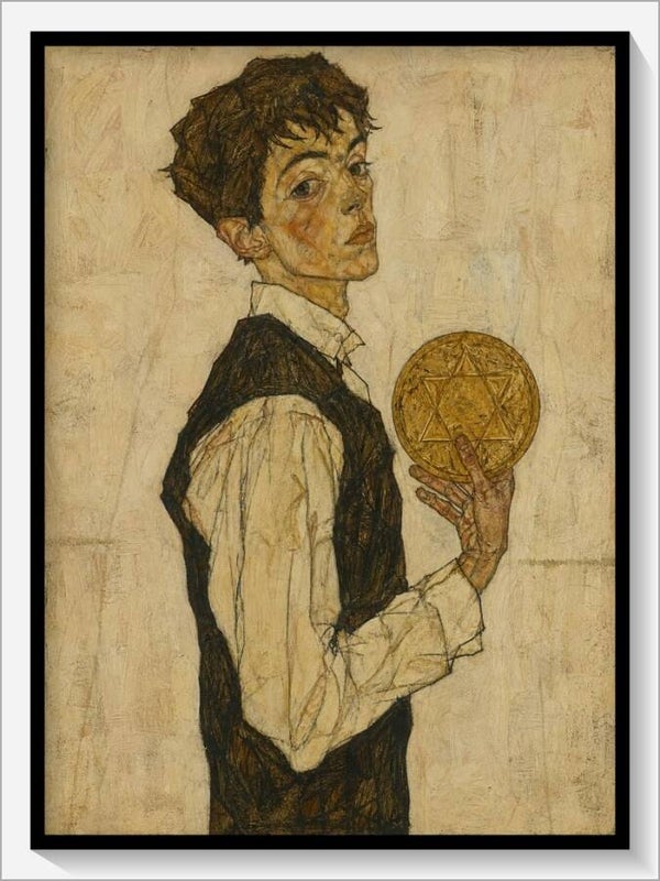 Schiele Tarot „Bube der Münzen"